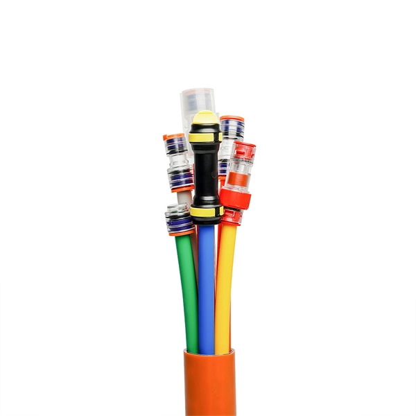 Pigtail jumper cable binding
