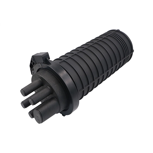 The fiber optic cable is stuck inside the cold connector