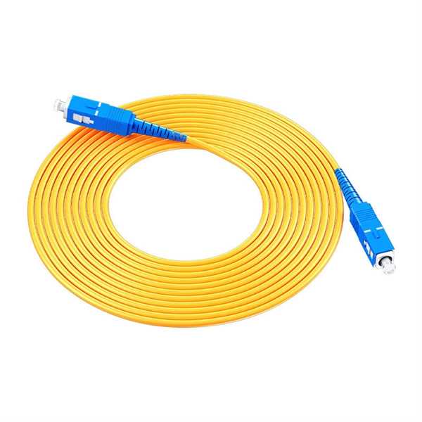 Single-mode fiber optic cable disconnection alarm