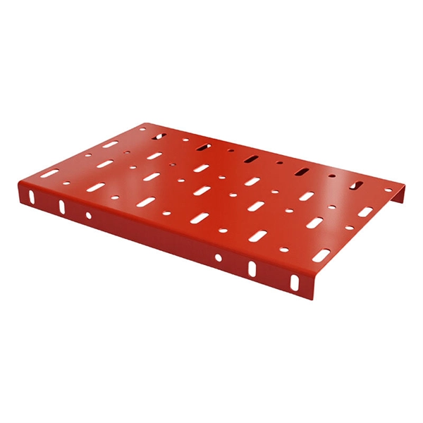 Cable trays laid on the ground