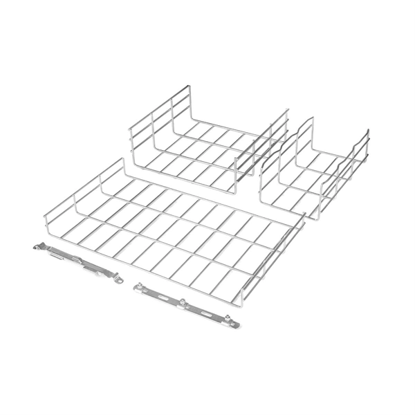 How are the colors of the fiber optic trays sorted